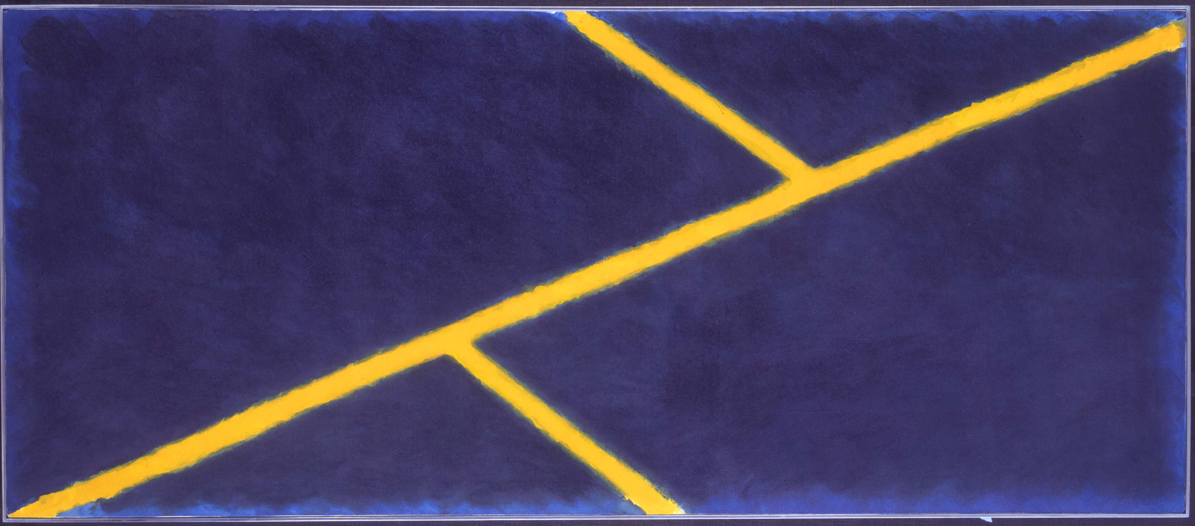 Yellow Grid and Blue (1969)
