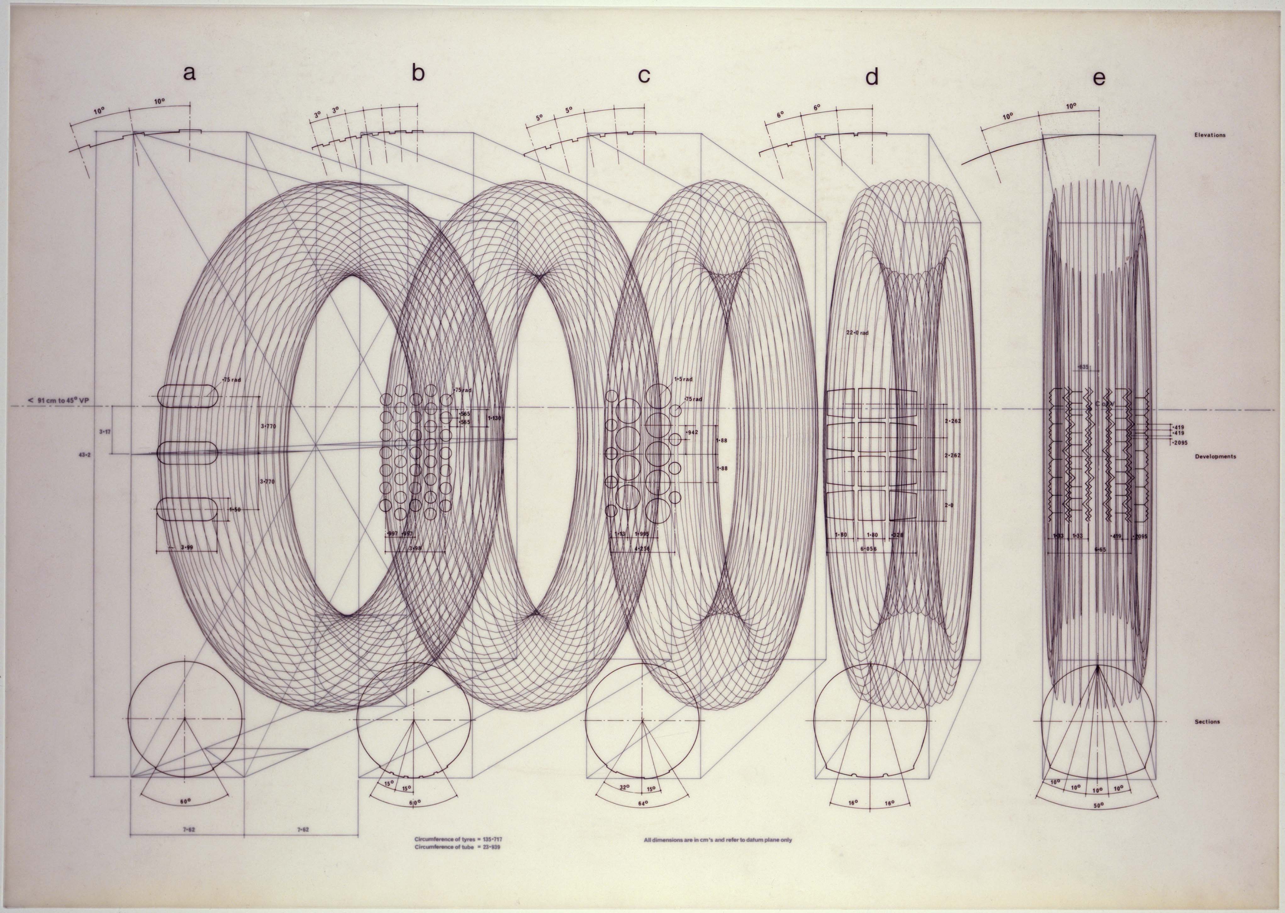 FRAME ONE Dimensional Data (1972), Perspective Scheme (1972)