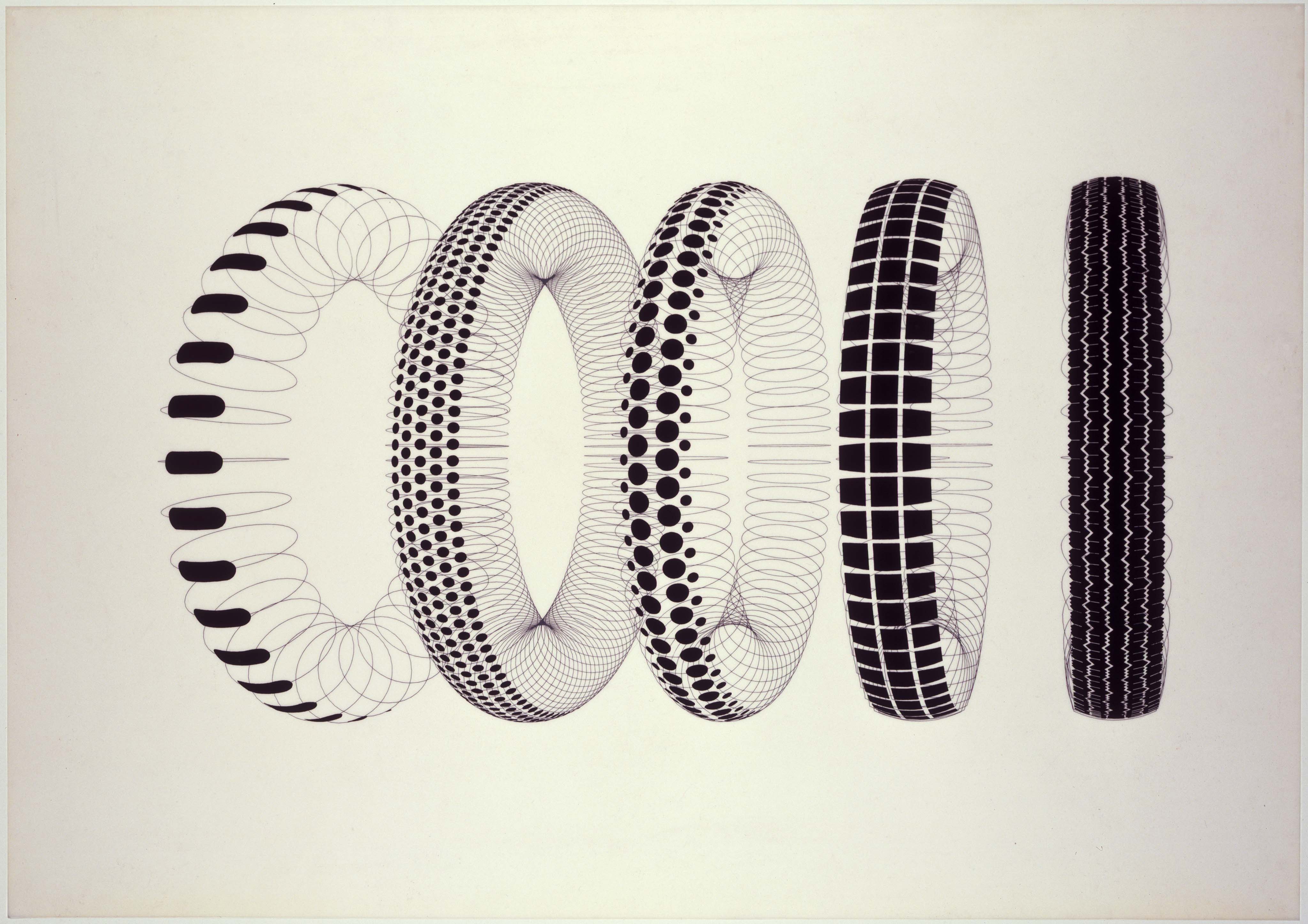 FRAME TWO Radial Sections (1972), Perspective Scheme (1972)